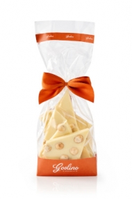 GOSLINO CIOCC.SACCH.LASTRA GR.230 BIANCO NOCCIOLA